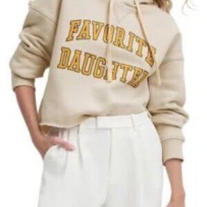 THE CROPPED COLLEGIATE HOODIE: Favorite Daughter